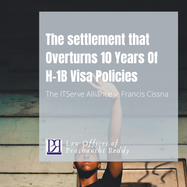 USCIS- ITServe Settlement