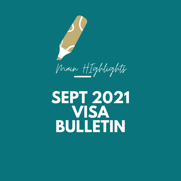 September 2021 visa bulletin