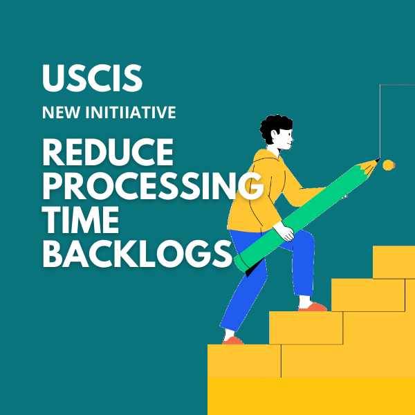 USCIS new intiative to reduce processing time backlogs