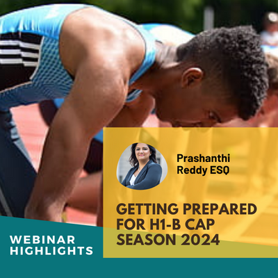 Getting prepared for H1B cap season 2024